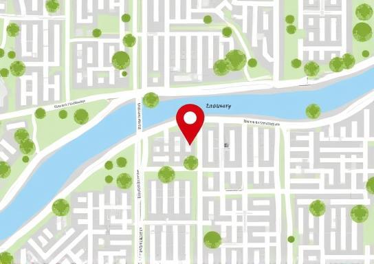 Map showing office location central Edinburgh